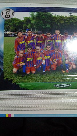 Foto con mi aquipo de fútbol
