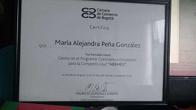 mi certificado de hermes