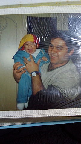 primer foto con mi padre