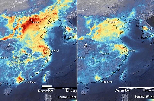 descenso de contaminación