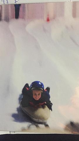 learned snowboarding