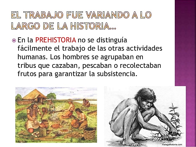 La época del trabajo manual