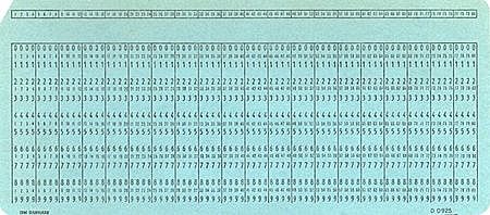 Tarjeta perforadora controladora de patrones