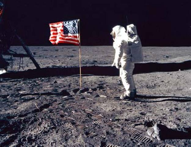 Neil Armstrong and Edwin Aldrin