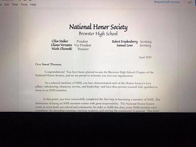 Getting accepted into NHS