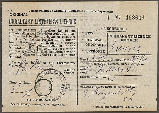 Radio Government regulations