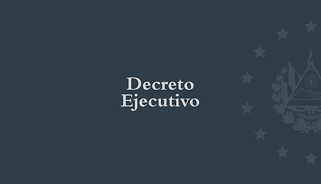 Decreto ejecutivo