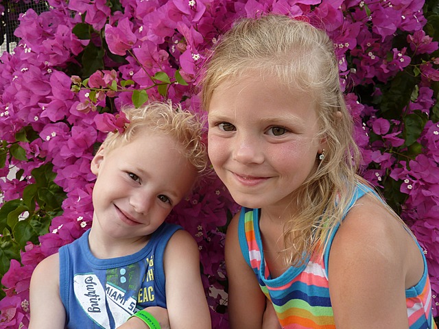 Op vakantie naar Mallorca, hier samen met mijn broertje Joep