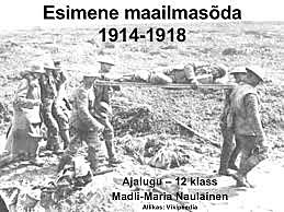 esimene maailmasõda