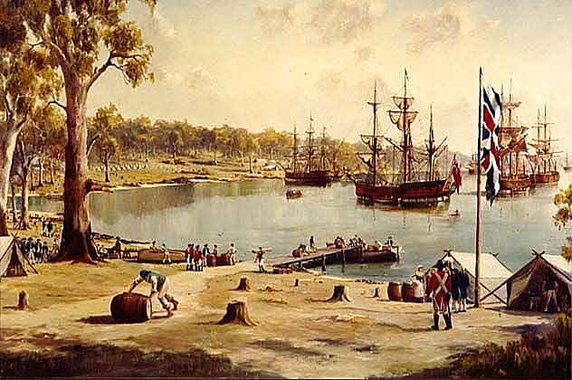 First free settlers arrived to Australia for new hopes and a new life