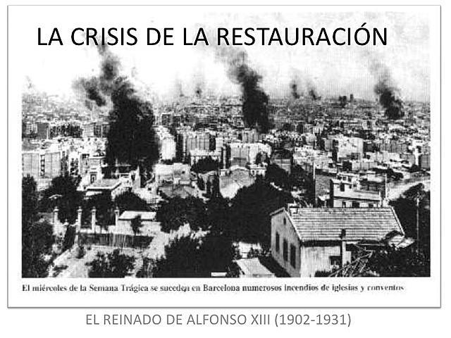Crisis del régimen de la Restauración