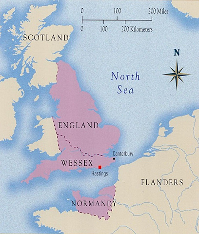 I Normanni conquistano l'Inghliterra