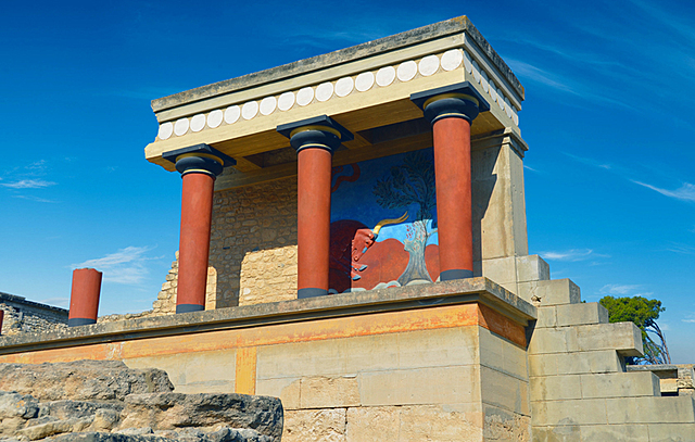 costruzione dei palazzi di Cnosso, Festio e Mallia
