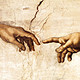 Michelangelo buonarroti creation hands i8385