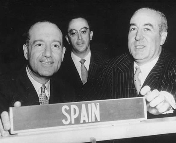 Admisión de España en la ONU.