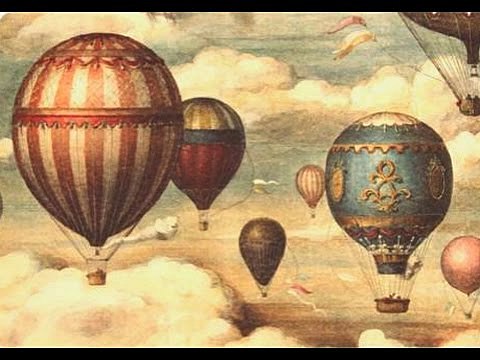 First hot air balloon flight.