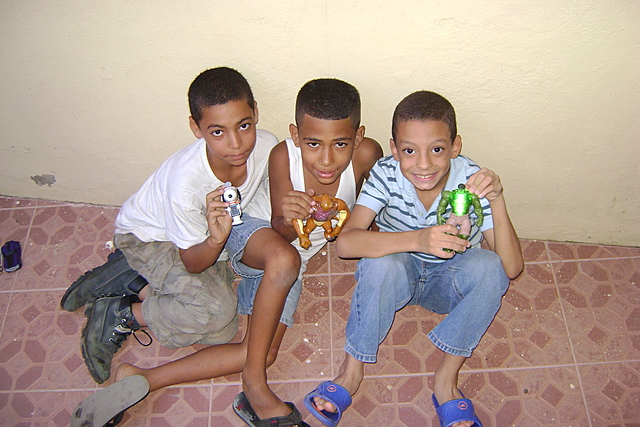 Fun times at grandma's.