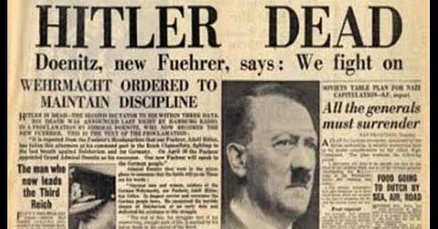 Hitler commits suicide