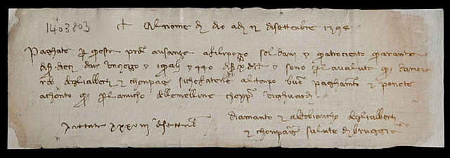 Les Premières lettres de change