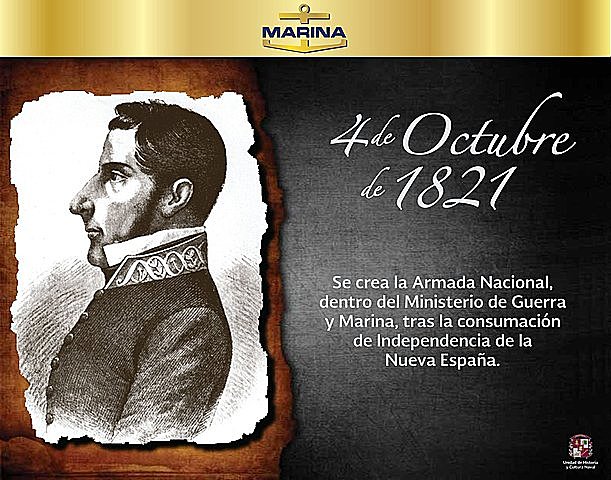 1821. Se establecen cuatro ministerios