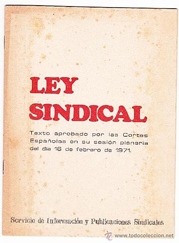Ley Sindical