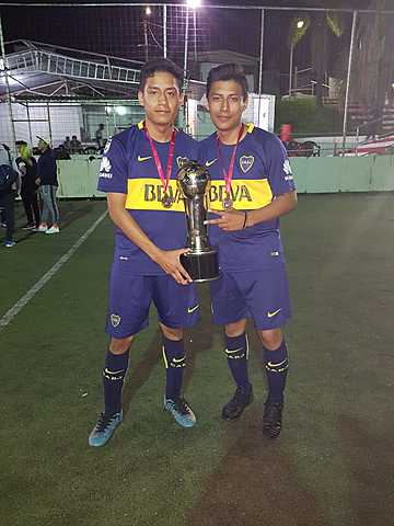 En el mismo equipo pero en la final