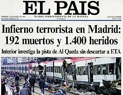 ATENTADO TERRORISTA EN MADRID 11 M