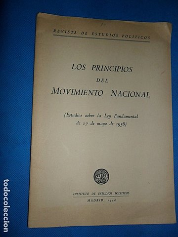 LEY SOBRE LOS PRINCIPIOS DEL MOVIMIENTO NACIONAL
