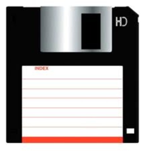 The first floppy disk