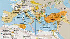 Timeline: Línea del tiempo. De San Agustín al Imperio Carolingio