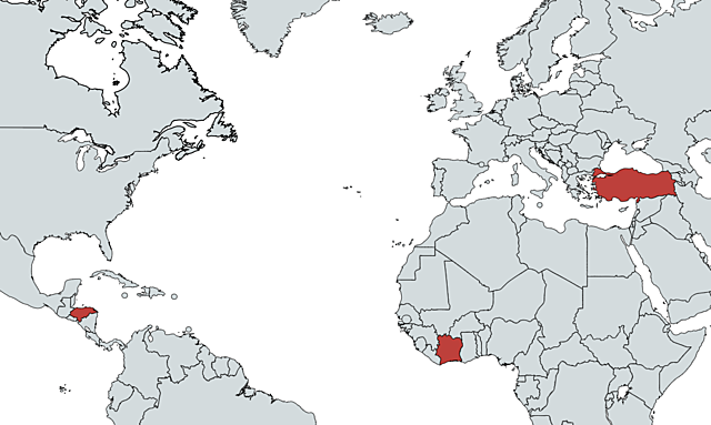 First Cases in French Polynesia, Turkey, Honduras, and Côte d’Ivoire