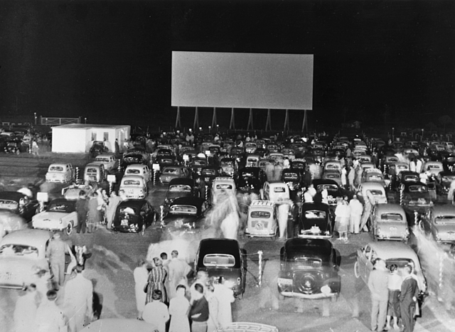 The first Drive in cinema
