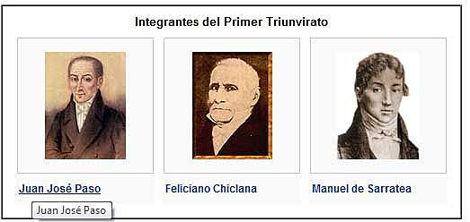 Creación del Triunvirato