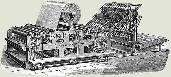 Imprenta rotativa por Richard March Hoe