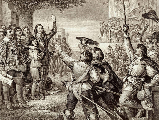 Charles I calls Parliament to approve funds for the war with Scotland