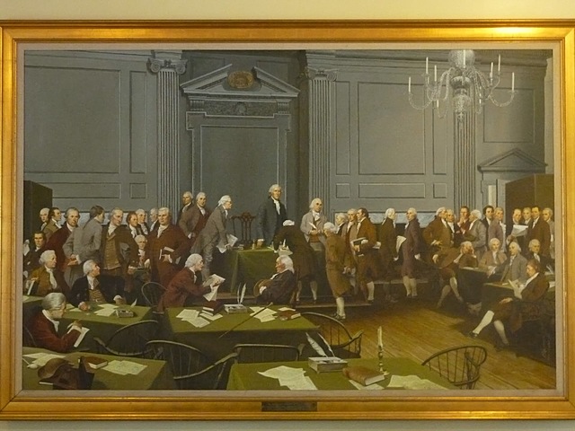 A gyarmatok képviselői Philadelphiában kongresszust tartottak