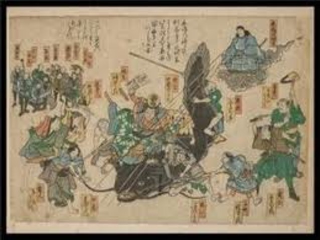 Portuguese Traders Arrive in Japan