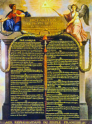 La Dichiarazione dei diritti dell'uomo e del cittadino