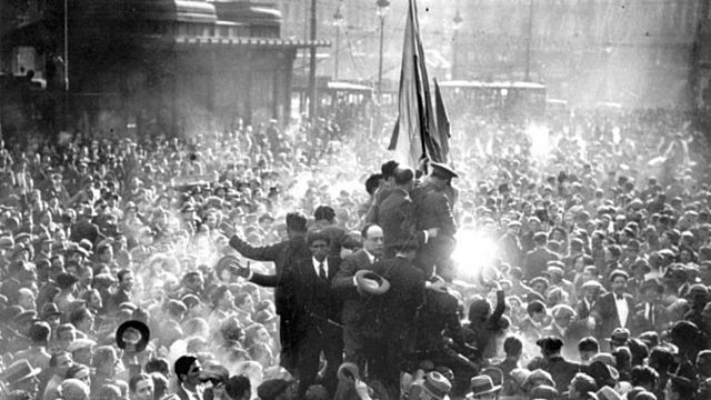 La proclama de la II República