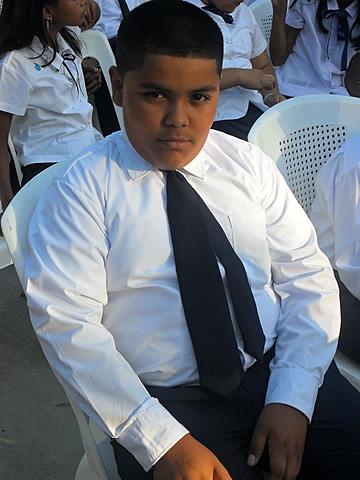 Sixth grade graduation.