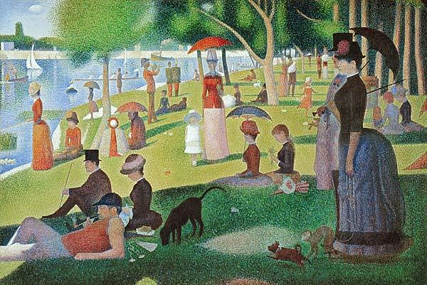 Tarde de domingo en la Grande Jatte. Seurat
