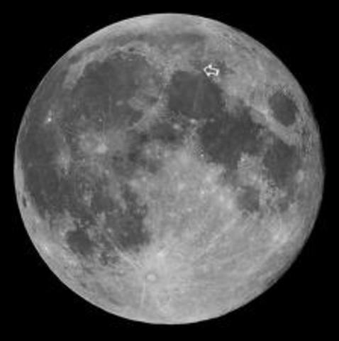 The Moon Craters Clearly Defined