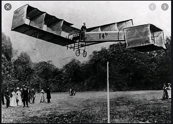1906 – First powered flight in Europe