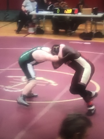 First jv wrestling match