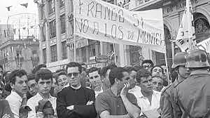 OPOSICIÓN AL FRANQUISMO DURANTE LOS AÑOS 70