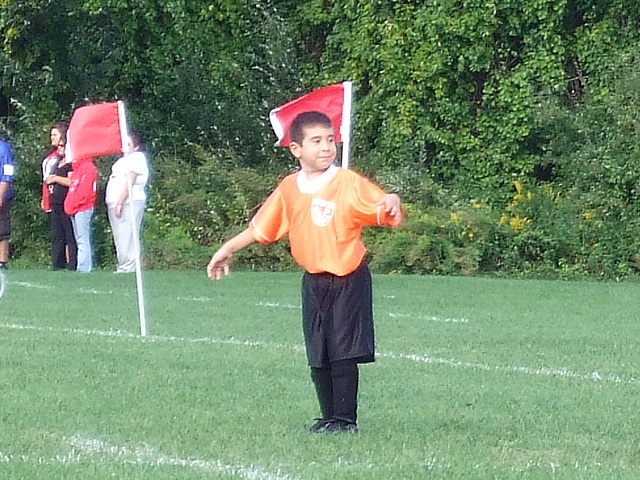 first time playing soccer