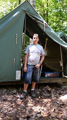 attending summer camp for the first time