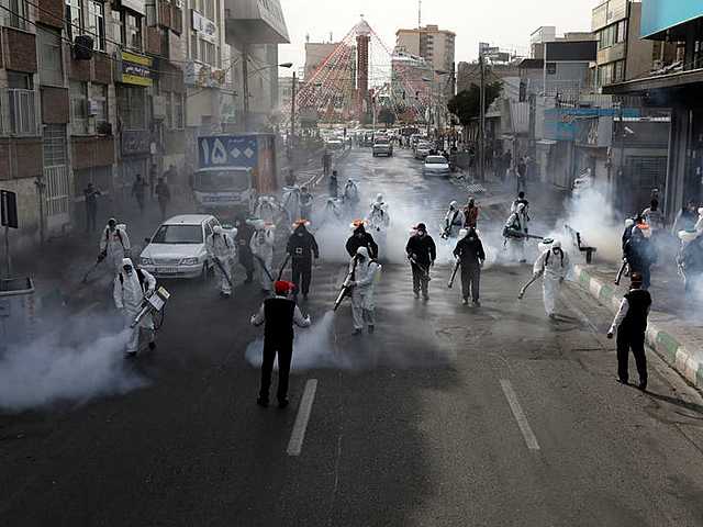 Wednesday Iran outbreak begins.