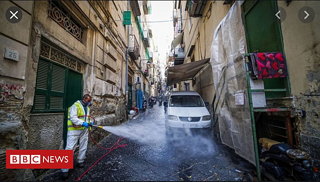 Italy had a spike in coronavirus cases