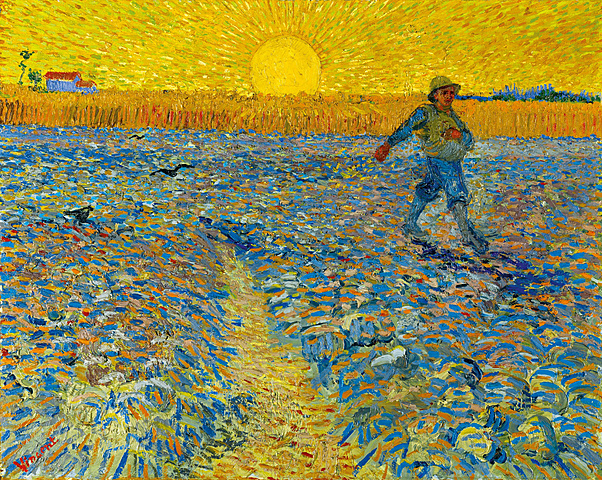 The Sower At Sunset